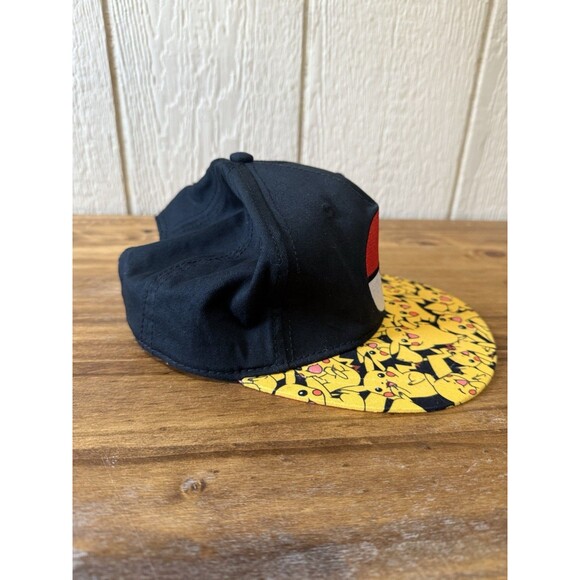 Pokemon Pokeball Pikachu Youth Snapback Hat Cap - Picture 3 of 4